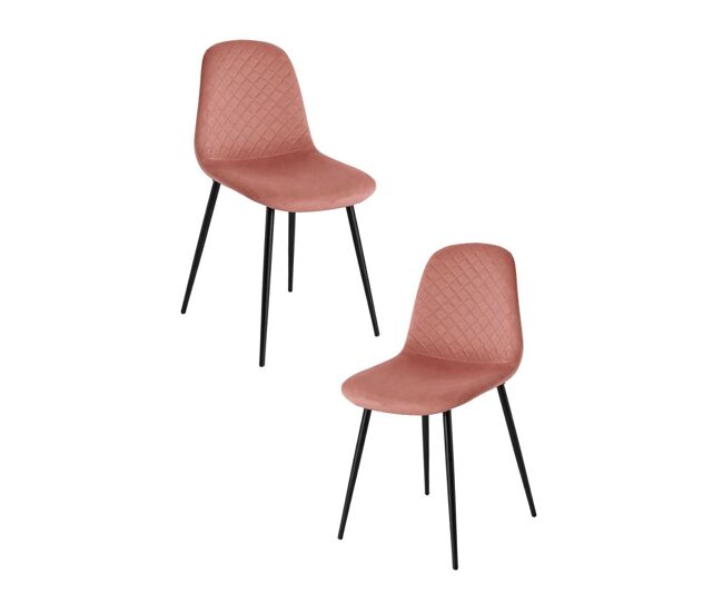 Pack 2 sillas boide - rosa