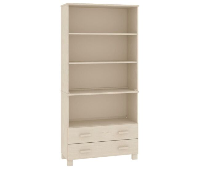 Aparador - mueble de almacenamiento madera de pino maciza marrón miel es4101