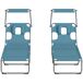 Tumbonas Plegable Acero Galvanizado, Textilene Outsunny Tumbonas Plegable Acero Galvanizado, Textilene Outsunny Azul