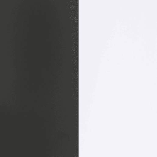Salón Lunet en medida 190 cm Blanco Artik (Blanco Mate) - Negro 140 x 36,2 x 35 cm