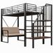 Cama alta para niños 95x251 Cama alta para niños 95x251 Blanco