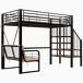 Cama alta para niños 95x251 Cama alta para niños 95x251 Blanco