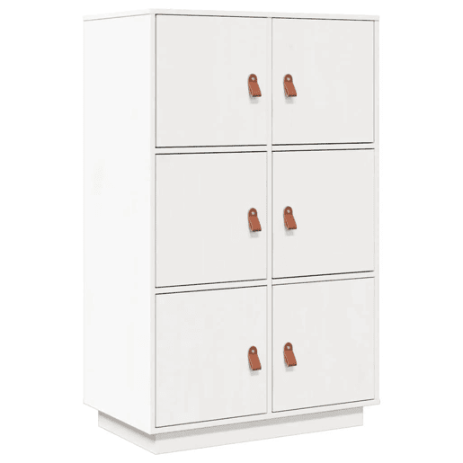 Aparador - Bufete - Móvei de apoio alto 67x40x108,5 cm pinho maciço branco pt3949