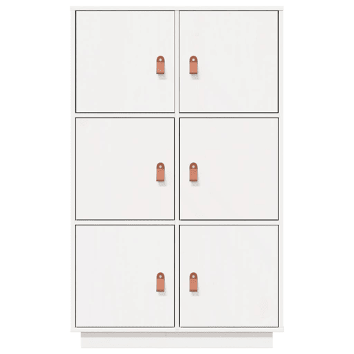 Aparador - Bufete - Móvei de apoio alto 67x40x108,5 cm pinho maciço branco pt3949