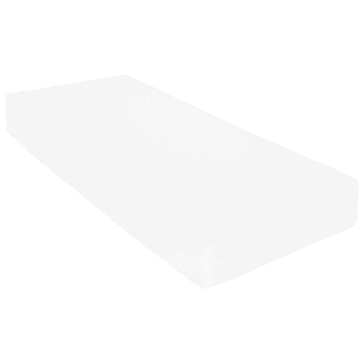 Sofá-cama, Sofá conversível com colchão 90x200 cm pinho maciço branco