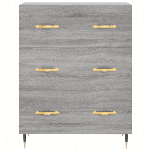 Aparador - Bufete - Móvei de apoio 69,5x34x90 cm derivados de madeira cinzento sonoma pt3444 Aparador - Bufete - Móvei de apoio 69,5x34x90 cm derivados de madeira cinzento sonoma pt3444