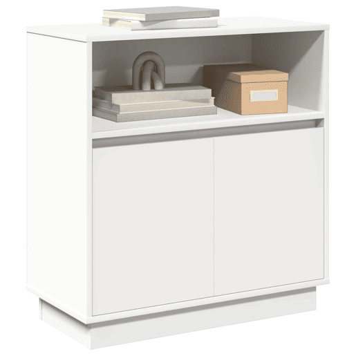 Aparador - Bufete - Móvei de apoio LED Branco 71 x 34,5 x 75 cm Madeira processada pt4129