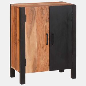 Bufete - Móvei de apoio Castanho 55 x 30 x 75 cm Madeira Sólida de Acácia pt4748