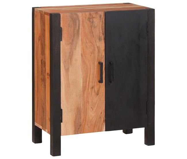 Aparador - mueble de almacenamiento marrón 55 x 30 x 75 cm madera de acacia sólida es4748