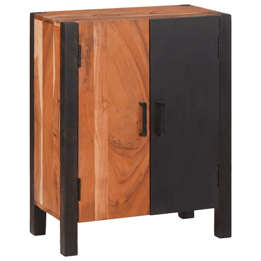 Bufete - Móvei de apoio Castanho 55 x 30 x 75 cm Madeira Sólida de Acácia pt4748