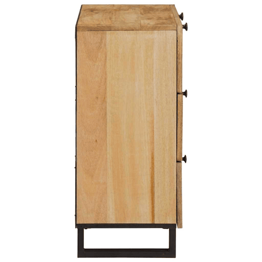 Bufete - Móvei de apoio Castanho 60 x 33 x 75 cm Madeira de manga maciça pt4753