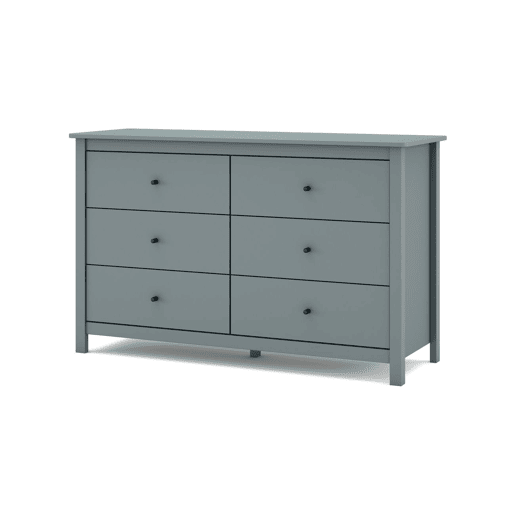 Cómoda Sail 6 gavetas Verde Salvia 130 x 80 x 45 cm Cómoda Sail 6 gavetas Verde Salvia 130 x 80 x 45 cm