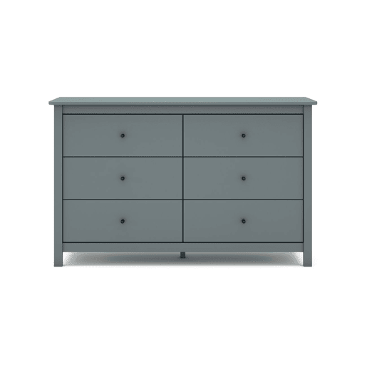 Cómoda Sail 6 gavetas Verde Salvia 130 x 80 x 45 cm Cómoda Sail 6 gavetas Verde Salvia 130 x 80 x 45 cm