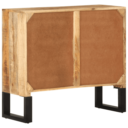 Aparador - Bufete - Móvei de apoio 80x30x71 cm madeira de mangueira áspera maciçametal pt3902 Aparador - Bufete - Móvei de apoio 80x30x71 cm madeira de mangueira áspera maciçametal pt3902