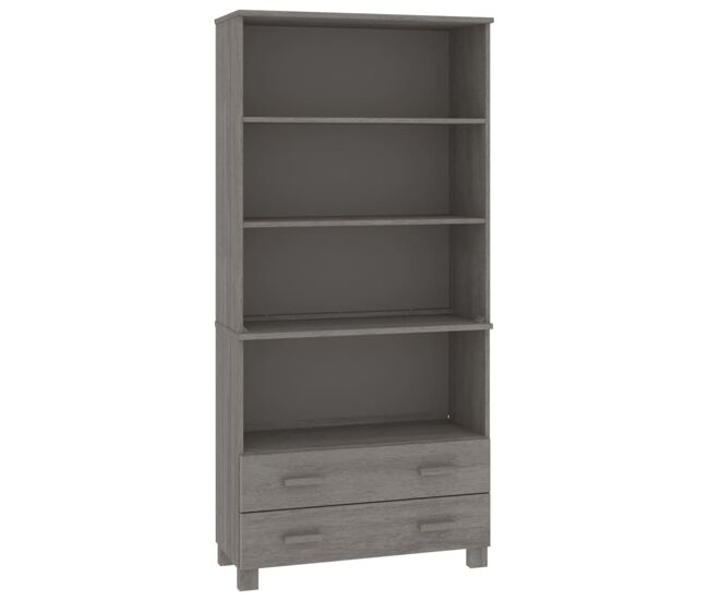 Aparador - mueble de almacenamiento madera de pino maciza gris claro es4099
