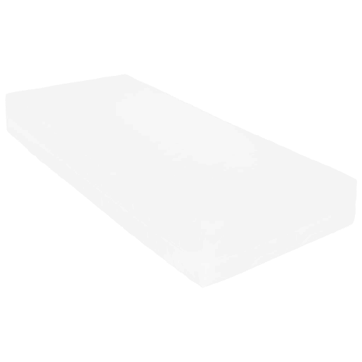 Sofá-cama, Sofá conversível com colchão 90x200 cm pinho maciço branco