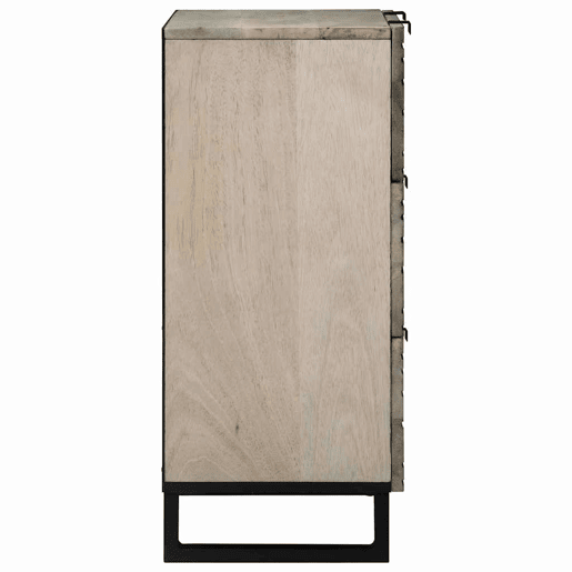 Conjunto de Bufete - Móvei de apoios com gaveta 2 pcs Branco 60 x 33,5 x 75 cm pt5349