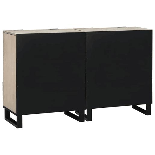Conjunto de Bufete - Móvei de apoios com gaveta 2 pcs Branco 60 x 33,5 x 75 cm pt5349
