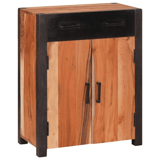 Bufete - Móvei de apoio Castanho 55 x 30 x 75 cm Madeira Sólida de Acácia pt4749