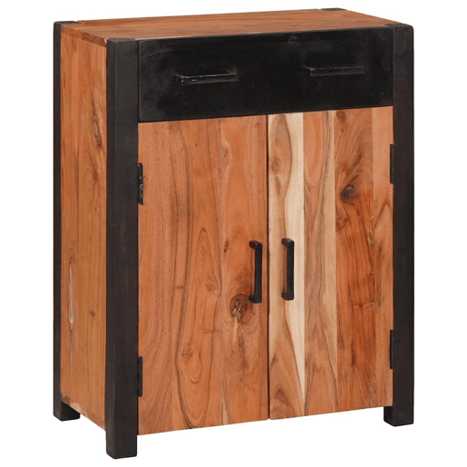 Bufete - Móvei de apoio Castanho 55 x 30 x 75 cm Madeira Sólida de Acácia pt4749