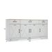 Aparador con 4 puertas y 3 cajónes Aparador con 4 puertas y 3 cajónes Natural/ Blanco