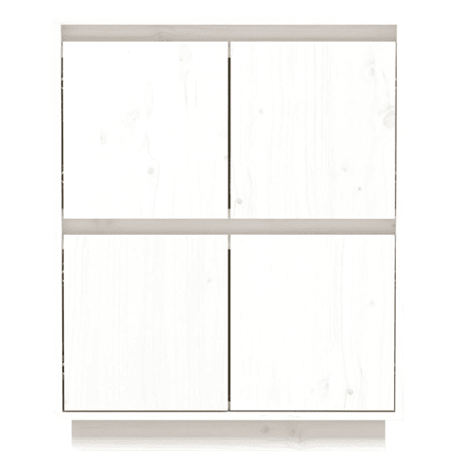 Aparador - Bufete - Móvei de apoio 60x34x75 cm madeira de pinho maciça branco pt3945