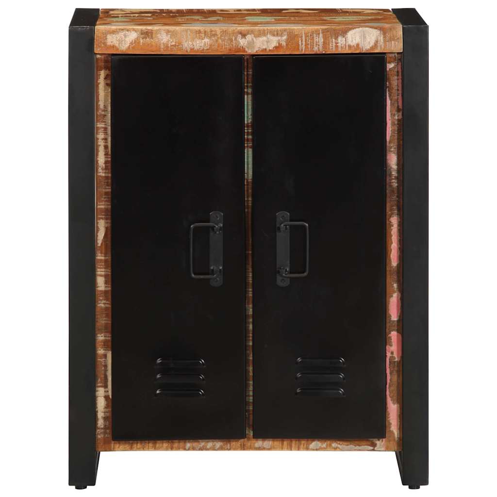 Aparador - mueble de almacenamiento madera maciza reciclada multicolor 55x35x70 cm es4663