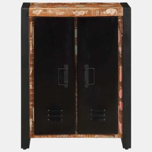 Aparador - Bufete - Móvei de apoio multicor 55x35x70 cm madeira maciça recuperada pt4663