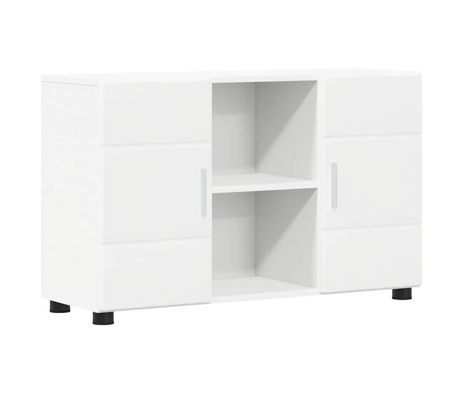 Aparador - mueble de almacenamiento con estante 88,5 x 30,5 x 55,5 cm madera de ingeniería es1867