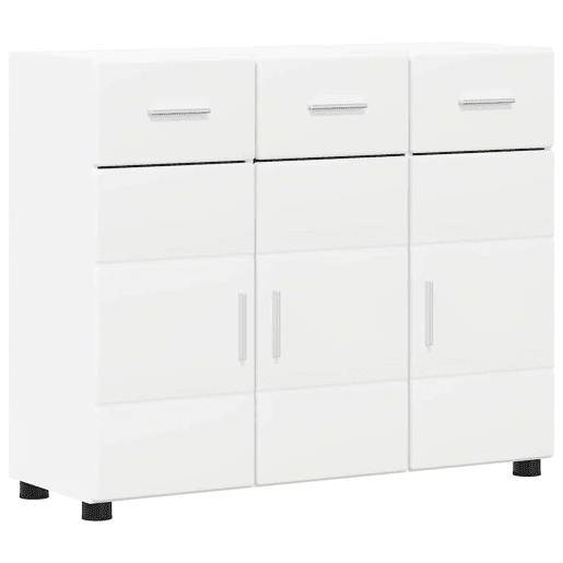 Bufete - Móvei de apoio com porta Branco 88,5 x 30,5 x 73 cm Madeira processada pt1868
