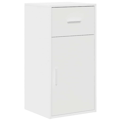 Bufete - Móvei de apoio com gaveta Branco 38 x 34 x 75 cm pt1735 Bufete - Móvei de apoio com gaveta Branco 38 x 34 x 75 cm pt1735