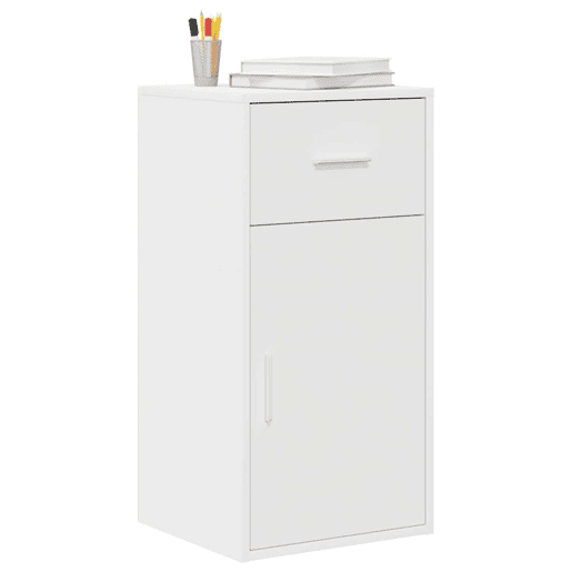 Bufete - Móvei de apoio com gaveta Branco 38 x 34 x 75 cm pt1735 Bufete - Móvei de apoio com gaveta Branco 38 x 34 x 75 cm pt1735