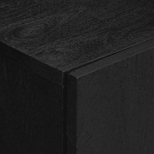 Aparador - Bufete - Móvei de apoio 60x33x75 cm derivados de madeira preto pt3537