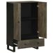 Aparador alto - Mueble de almacenamiento Aparador alto - Mueble de almacenamiento Negro