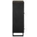 Aparador alto - Mueble de almacenamiento Aparador alto - Mueble de almacenamiento Negro