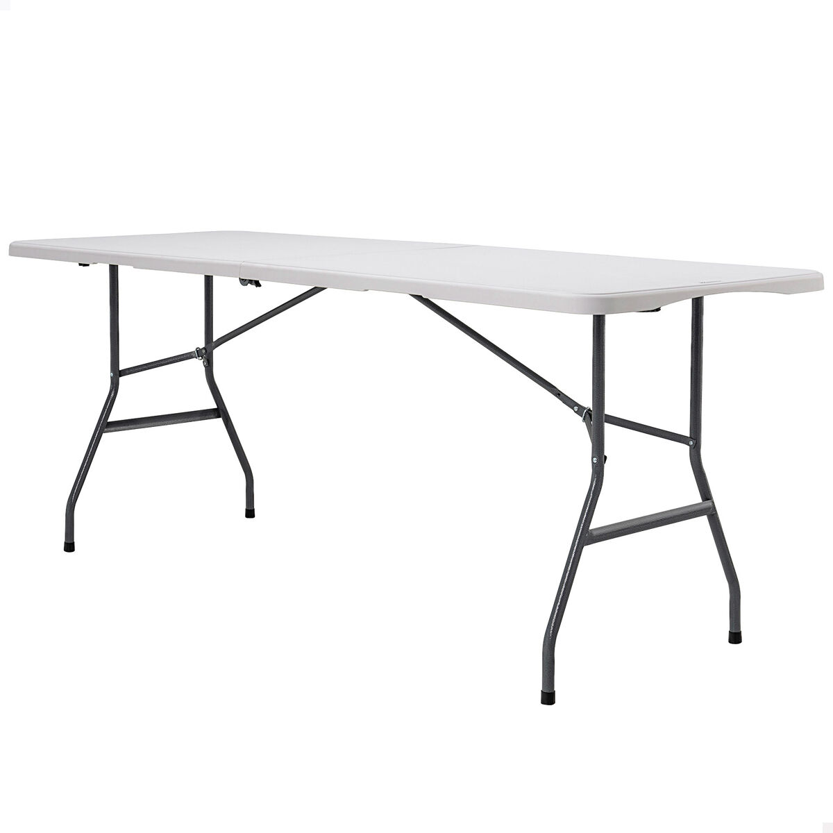 PEAKFORM Mesa rectangular patas abatibles efecto granito