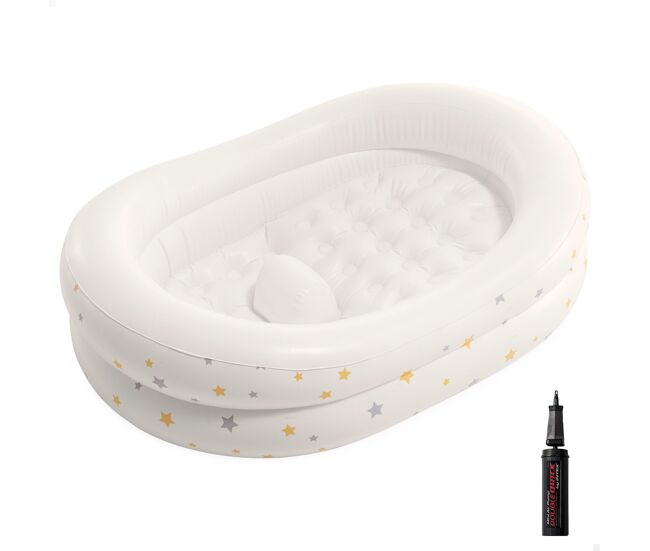Bañera hinchable bebé con hinchador 66x89x25 cm intex