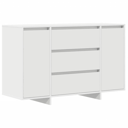 Bufete - Móvei de apoio com gaveta Branco 120 x 41 x 75 cm Madeira processada pt1726 Bufete - Móvei de apoio com gaveta Branco 120 x 41 x 75 cm Madeira processada pt1726
