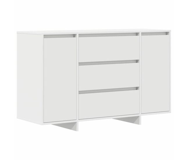 Aparador - mueble de almacenamiento con cajón 120 x 41 x 75 cm madera de ingeniería es1726
