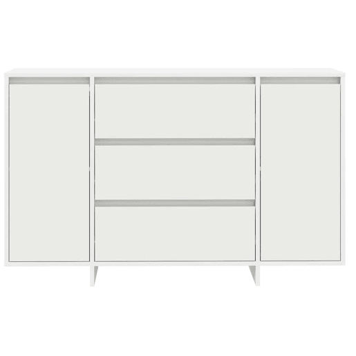 Bufete - Móvei de apoio com gaveta Branco 120 x 41 x 75 cm Madeira processada pt1726 Bufete - Móvei de apoio com gaveta Branco 120 x 41 x 75 cm Madeira processada pt1726