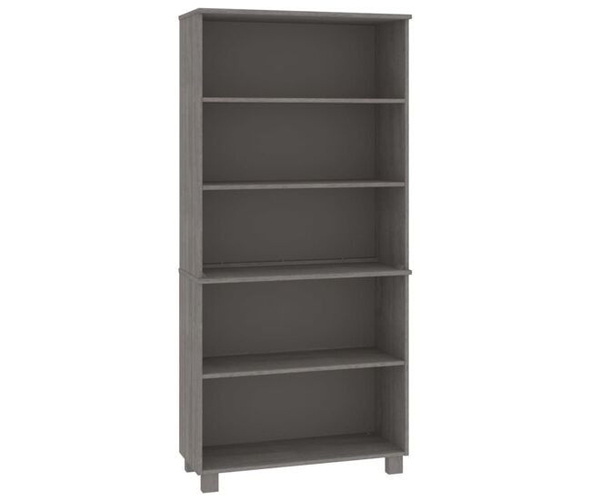 Aparador - mueble de almacenamiento madera de pino maciza gris claro es4100