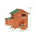 Gallinero Madera de Abeto, Metal PawHut Gallinero Madera de Abeto, Metal PawHut Naranja