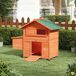 Gallinero Madera de Abeto, Metal PawHut Gallinero Madera de Abeto, Metal PawHut Naranja