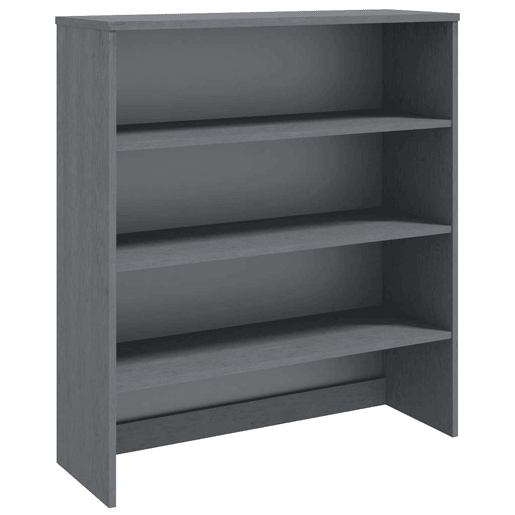 Tampo p armário alto - Móvei de apoio 90x30x100 pinho maciço cinza-escuro pt5074