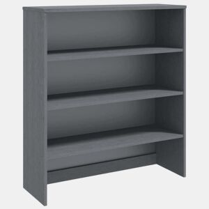 Tampo p armário alto - Móvei de apoio 90x30x100 pinho maciço cinza-escuro pt5074