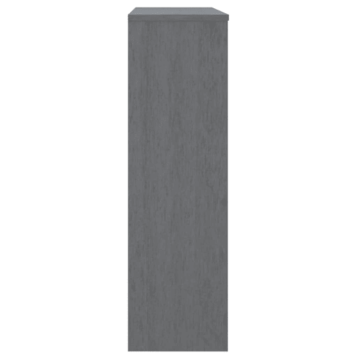 Tampo p armário alto - Móvei de apoio 90x30x100 pinho maciço cinza-escuro pt5074