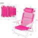 Aktive Silla playa baja multiposición Aktive Silla playa baja multiposición Fucsia