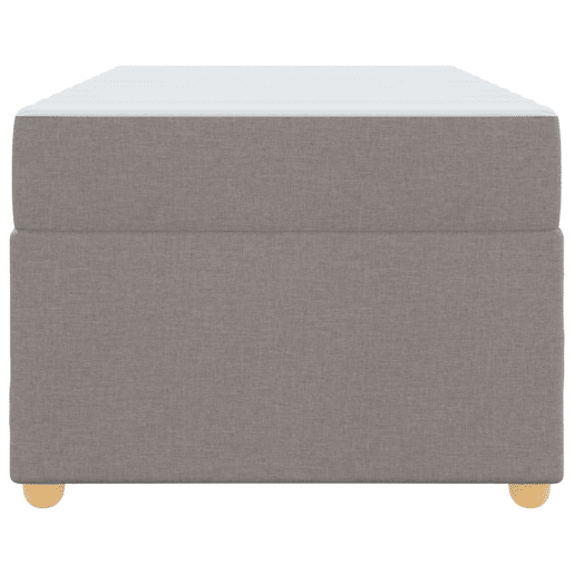 Estrutura de cama de solteiro simple Cinzento-acastanhado 80 x 200 cm tecido