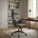 Silla de oficina - Siddar - Simil cuero Silla de oficina - Siddar - Simil cuero Gris Claro