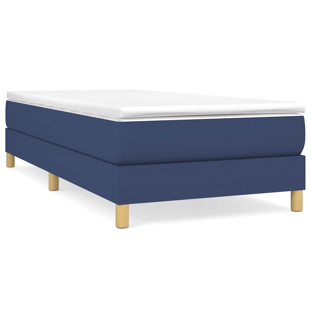Estructura de cama individual para adultos 80x203 Azul